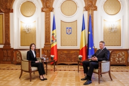 Președinta Maia Sandu, la întrevederea cu Președintele României, Klaus Iohannis: „Astăzi, mai mult ca niciodată simțim sprijinul puternic al României”