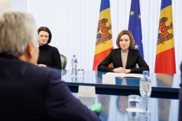 Президент Майя Санду встретилась с еврокомиссаром по вопросам юстиции Дидье Рейндерсом