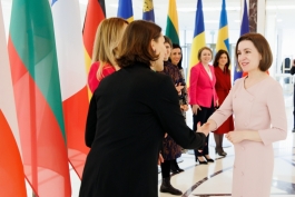 Președinta Maia Sandu a discutat despre perspectivele integrării europene cu ministre și secretare de stat din 8 state europene