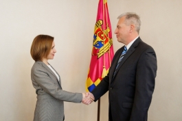 Moldova-IMF collaboration discussed by President Maia Sandu and Alfred Kammer, Director of the Fund's European Department