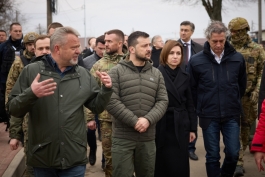 President Maia Sandu, together with President Zelenskyy and other heads of state and government, commemorated the victims of Bucea