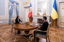 Șefa statului și omologul său de la Kyiv au discutat despre colaborarea moldo-ucraineană