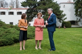 Președinta Maia Sandu a avut o întrevedere cu Majestatea Sa Margareta Custodele Coroanei române și Alteța Sa Regală Principele Radu