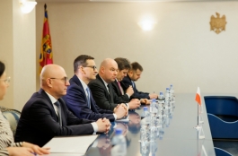 President Maia Sandu met with the Polish Prime Minister Mateusz Morawiecki, who came to Chisinau