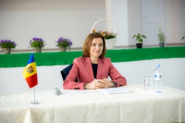 Președinta Maia Sandu a vizitat localitatea Palanca din Ștefan Vodă 