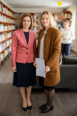 Președinta Maia Sandu a vizitat localitatea Palanca din Ștefan Vodă 