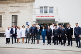 Președinta Maia Sandu a participat la inaugurarea celei mai mari Unități Primiri Urgențe din Republica Moldova