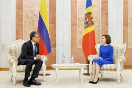 President Maia Sandu received letters of accreditation from three ambassadors-designate