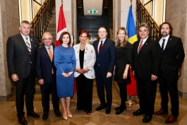 Președinta Maia Sandu a discutat la Ottawa despre securitatea regională, provocările cu care se confruntă Republica Moldova și agenda de reforme