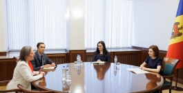 Președinta Maia Sandu s-a întâlnit cu Ambasadoarea Canadei în Republica Moldova, Annick Goulet, la încheierea mandatului său