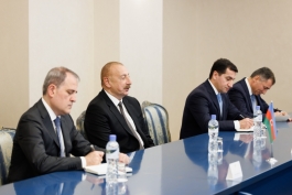 Președinta Maia Sandu s-a întâlnit cu Președintele Azerbaidjanului, Ilham Aliyev