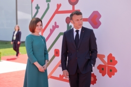 The Head of State discussed with Presidents Emmanuel Macron and Volodymyr Zelenskyy the next steps of Moldova and Ukraine on the European path