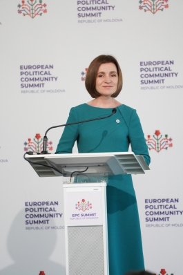 Declarația Președintei Republicii Moldova, Maia Sandu, la finalul summit-ului Comunității Politice Europene