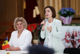 Președinta Maia Sandu, în raionul Briceni: „Putem depăși crizele cu care ne confruntăm, rămânând de partea bună a lumii”