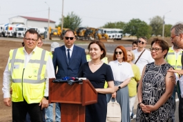 Președinta Maia Sandu a participat la inaugurarea unei noi porțiuni a drumului expres M3 Chișinău - Giurgiulești