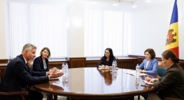 Șefa statului a avut o întrevedere cu Ambasadorul Republicii Letonia la Chișinău, Uldis Mikuts