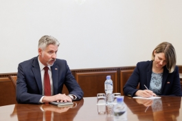 Состоялась встреча главы государства с послом Латвийской Республики в Кишиневе с господином Улдисом Микуц