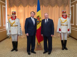 Președintele Nicolae Timofti a primit scrisorile de acreditare din partea a patru ambasadori
