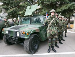 Președintele Nicolae Timofti a participat la ceremonia de donare a unui lot de tehnică militară din partea Guvernului SUA către Armata Națională