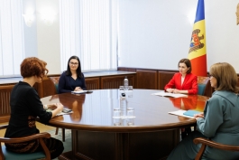 Șefa statului s-a întâlnit cu Daniela Gasparikova, noua Reprezentantă rezidentă PNUD în Republica Moldova