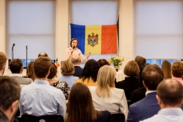 La New York, șefa statului a discutat cu diaspora moldovenească stabilită în SUA 