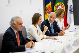 Șefa statului a participat, împreună cu Președintele Marcelo Rebelo de Sousa, la un forum cu oamenii de afaceri portughezi 