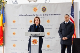 Președinta Maia Sandu a participat la deschiderea Centrului de Justiție Familială al Poliției