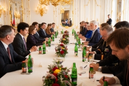 Официальный визит Президента Майи Санду в Чехию: «Расширение Европейского Союза - это инвестиции в безопасность всего континента»