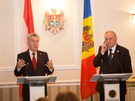 Președintele Nicolae Timofti a avut o întrevedere cu președintele Republicii Austria, Heinz Fischer