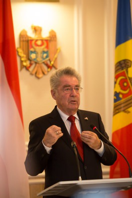 Președintele Nicolae Timofti a avut o întrevedere cu președintele Republicii Austria, Heinz Fischer