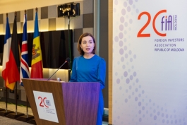 Președinta Maia Sandu către oamenii de afaceri străini: „Vom face Republica Moldova și mai atractivă pentru investitori - vechi și noi deopotrivă”
