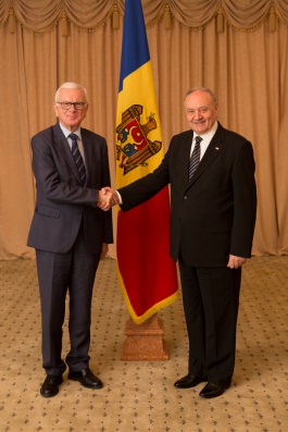 Moldovan president meets German foundation's chairman