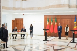 Președinta Maia Sandu l-a primit în vizită oficială pe Președintele portughez, Marcelo Rebelo de Sousa 
