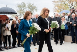 Глава государства посетила город Тараклию вместе с Вице-президентом Болгарии Илияной Йотовой