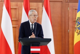 Президент Майя Санду приняла в Кишиневе Президента Австрии и Президента Словении