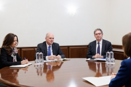 Президент Майя Санду встретилась с замдиректора Европейского департамента МВФ Марком Хортоном и исполнительным директором Полом Хилберсом