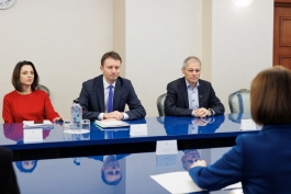  Глава государства встретилась с делегацией Европейского парламента в Парламентском комитете по ассоциации «Молдова-ЕС»