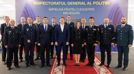 Șefa statului, de Ziua profesională a Poliţiei: „Poliția Națională, alături de alte instituții, este în prima linie de apărare a democrației din Republica Moldova”
