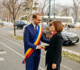Președinta Maia Sandu, în vizită în România: „Ce vedem la Timișoara, vrem și pentru Republica Moldova”