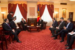 Președintele Nicolae Timofti a avut o întrevedere cu ministrul Afacerilor Externe al României, Bogdan Aurescu
