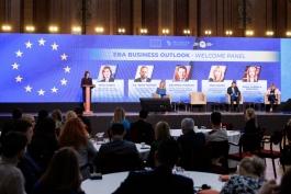 Președinta Maia Sandu către mediul de afaceri: „Se poate face business cinstit în Moldova Europeană!”