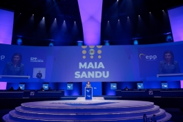 Mesajul Președintei Maia Sandu la congresul Partidului Popular European