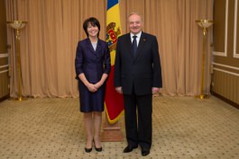 Președintele Nicolae Timofti a avut o întrevedere cu reprezentanta ONU, Nicola Harrington-Buhay