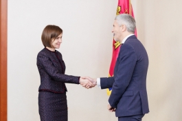 Президент Майя Санду встретилась с министром внутренних дел Королевства Испания Фернандо Гранде-Марласка