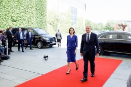 Молдавско-германское сотрудничество обсудила глава государства с лидерами Германии