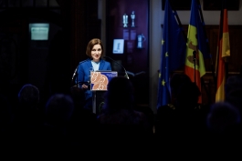 Președinta Maia Sandu va dona premiul „Robert Blum pentru Democrație 2024”,  decernat, astăzi, la Leipzig