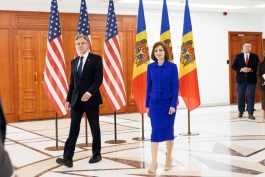 Президент Майя Санду и госсекретарь США Энтони Блинкен встретились в Кишиневе и провели совместную пресс-конференцию