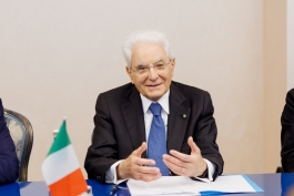 Глава государства Майя Санду приняла в Кишиневе Президента Итальянской Республики Серджо Маттареллу
