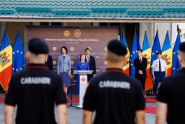 Президент Майя Санду пожелала успехов молдавским полицейским и карабинерам, которые будут обеспечивать общественный порядок во время Олимпийских игр во Франции