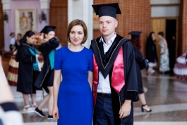 Șefa statului a participat la festivitatea de absolvire a studenților Universității de Stat „Alecu Russo” din Bălți 